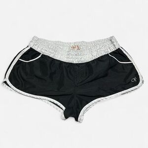 OP Women's Black Shorts with White Trim